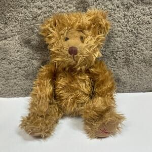 Harrods Plush Teddy Bear Logo Paw Furry Long Hair Cute